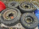 416 · FORKLIFT TYRES & RIMS, 2 @ 29 x 9-15/8.15-15 NHS & 6.50-10 x 12 PPH, 1 x PALLET