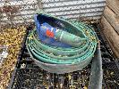 420 · LAYFLAT HOSE, 4" DIAMETER, BLUE & GREEN, 1 x PALLET