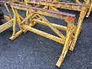 432 · 2 x WORK STANDS, HEAVY DUTY STEEL, 1500 x 850mm (H) NO GST