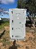 2 · CHEMICAL TOILET, POLY FRAME, THE PORTABLE TOILET COMPANY, SERIAL: 1917