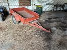 21 · TRALER, 7 x 4, SINGLE AXLE, (NO REG PLATE, NO ID PLATE)