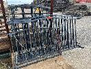 6 X Tube Steel Black Gate Sections