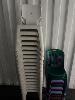 2 · 18 x WHITE PLASTIC CHILDRENS CHAIRS & 9 x COLOURED PLASTIC CHILDRENS CHAIRS