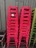 20 X Pink Metal Bar Stools, 650mm (H)