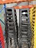 23 · 18 x BLACK METAL BAR STOOLS, 650mm (H)