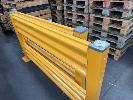 2 X Yellow Steel Bollard Panels, 1950 (L) X 1050mm (H)