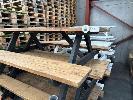 3 X Timber Bench Seat & Table Settings, 1800 X 750mm