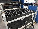 110 · 56 x BLACK PLASTIC AMERICANA FOLDING CHAIRS, 1 x STILLAGE & CONTENTS