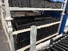 112 · 59 x BLACK PLASTIC AMERICANA FOLDING CHAIRS, 1 x STILLAGE & CONTENTS