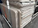 29 X Lifetime Poly Trestle Tables, 1800 X 720mm, 1 X Stillage & Contents