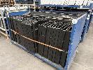 78 X Black Plastic Americana Folding Chairs, 1 X Stillage & Contents