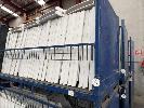 76 X White Plastic Americana Folding Chairs, 1 X Stillage & Contents