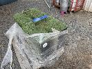 2 X Concrete Blocks, 500 X 500 X 500mm, Covered In Artificial Turf