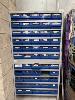 Steel Cabinet With Small Parts Drawers & Contents
