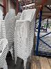 30 X White Plastic Stackable Event Chairs