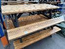 2 X Timber Bench Seat & Table Settings, 1800 X 700mm