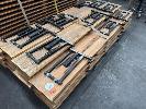 18 X Timber Bench Seats, 2400mm, Fold Down Legs