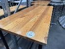 6 X Bar Tables, Steel Frame Timber Top, 1500 X 650mm