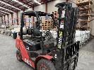 306 · 2022 ENFORCER FORKLIFT, MOD: FLGCXT25-08N2WS, S/NO: A5BB30591, OPERATING HOURS: 1,755 INDICATED, LPG, PNEUMATIC TYRES, CONTAINER MAST, SIDE SHIFT