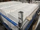 107 · 60 x WHITE PLASTIC AMERICANA FOLDING CHAIRS, 1 x STILLAGE & CONTENTS