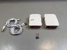 416 · 2 x RASPBERRY Pi 3 MODEL B+ WITH USB CABLE, 32GB & 16GB MICRO SD CARD