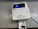 Projector, Epson Eb-685w Ultra Short Throw 3lcd, 3,500 Lumens, 1,469 Normal & 130 Eco Hours Showing With Remote & Bracket (No Wall Plate Mount), S/N:X3r38600087