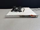 241 · CISCO MERAKI MS350-24P 24-PORT PoE+ SWITCH, 2 x MA-PWR-640WAC PSU WITH, - STACKING CABLE (600-22160-A) & 2 x NOTCH POWER CABLES, (DEVICE ACCOUNT STATUS UNKNOWN), (SUBJECT TO INSURANCE CLAIM), S/N:Q2WP4PYNNLWE NO GST