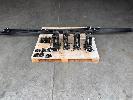 480 · MANFROTTO SKYTRACK MODULAR OVERHEAD LIGHTING SUSPENSION SYSTEM COMPRISING, - 4 x PANTOGRAPHS WITH WIRE CABLE, - 4 x SINGLE CARRIAGES, - 2 x RAILS, 3m, - 4 x DOUBLE CARRIAGES, - 6 x BRACKETS FOR RAIL TO CEILING, - 12 x CABLE PULLY, - 1 x OPERATING POLE