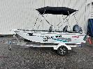 1 · 2023 STACER ALLOY HULL RUNABOUT 15ft BOAT,, MOD: 449 ASSAULT PRO, HIN: AU-TRX649681223, 4 PERSON CAP, ALLOY REVOLUTION V-HULL DESIGN, FOLD AWAY SUN SHADE, UNDERFLOOR 24L FUEL TANK, UNDER FLOOR STORAGE,, WITH WEATHER COVER, , YAMAHA OUTBOARD, 60HP, HIGH THRUST, 4 STOKE, MOD: T60LB, 6C6 20" LONG SHAFT, SERIAL: 1042888, BATTERY OP KEY START, 1 x SET KEYS, WITH WEATHER COVER, , 2022 TELWATER ALLOY SINGLE AXLE TRAILER, MOD: TEL1098813, VIN: SHWBOATRLNNC910570, REG: S362TJY, GVM: 998kg, 50mm COUPLER, 