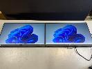 2 X Monitors, Philips 272v8 27" Fhd Ips Widescreen, Hdmi, Displayport, Vga (With Cables) (No Stands)