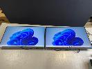 2 X Monitors, Philips 272v8 27" Fhd Ips Widescreen, Hdmi, Displayport, Vga (With Cables) (No Stands)