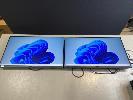 2 X Monitors, Philips 272v8 27" Fhd Ips Widescreen, Hdmi, Displayport, Vga (With Cables) (No Stands)