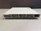 225 · CISCO CATALYST 9300 12X 36M UPOE 48-PORT SWITCH, C9300-48UXM-A V08 WITH C9300-NM-8X NETWORK MODULE, 2 x PWR-C1-1100WAC-P PSU (NO CABLES), S/N:FOC2707Y4JS