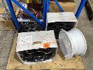 56 · ASSORTED WHEELS, NEW, 2 x 5 STUD, 16 x 7 STEEL & 2 x ALLOY ROH, 16 x 8"