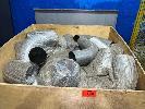 120 · 120mm ID 90 DEGREE STEEL TUBE BENDS, CONTENTS OF CRATE