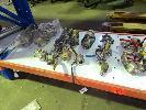 136 · 50 (APPROX) x BALL & GATE VALVES, ASSORTED NRV'S & COUPLERS, CONTENTS 1 x SHELF