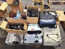 1 x PALLET LOT ASST PROJECTORS, CABLES, KEYBOARDS ETC