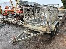223 · 2020 KESSNER TANDEM AXLE CAGED TRAILER 8x5ft, REG: S022 THN (SA), VIN / CHASSIS: 6U9VSS00000182966, GTM: 1,999kg, GALV STEEL, BALL HITCH, BRAKES, REAR LOADING RAMP, SPRING LOADED, TYRE SIZE: 195 R 14C, (NO PAPERS) 11.00% PREMIUM