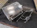 156 · PORTABLE GAS BBQ, WANDER OZ. WITH POLE MOUNTED CRADLE ALL IN MARINE GRADE STAINLESS STEEL