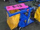 CLEANERS TROLLEY WITH SAFETY SIGN & MOP BUCKET
