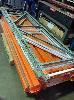 2 BAYS PALLET RACKING, DISMANTLED, 3 x UPRIGHTS, 2900mm, 16 x CROSS BEAMS, 2600mm