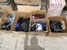 50 · 5 x BOXES ASST COMPUTER CABLES, KEYBOARDS, MICE, NETWORK CABLES ETC