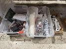 99 · 2 x TUBS & 1 x BOX DUAL-AXIS GIMBAL, ROPE, CABLE TIES, SUNDRIES