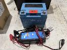 Amptron At-Lfp-12-50-V03 12.8v 50ah Battery With Victron Energy Blue Smart Charger