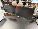 2 X Samsung S24e450 24" Lcd Monitors With Dual Desk Mount