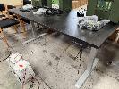 DESKY DUAL SIT STAND ELECTRIC DESK, BLACK, 180 x 75cm