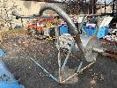 15a · OVERHEAD HOPPER DRYER,, STAINLESS STEEL, 600 x 500mm, ON STEEL FRAME, 1500 x 1500 x 1300mm (H)