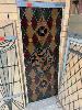 Art Deco Leadlight Panel,, 1955 X 740mm, Small Cracks