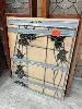 Pair Leadlight Panels, 830 X 715mm