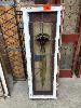 Leadlight Panel In Timber Frame, 1360 X 440mm, Circa 1900'S
